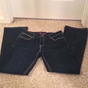 Dark wash wrangler jeans